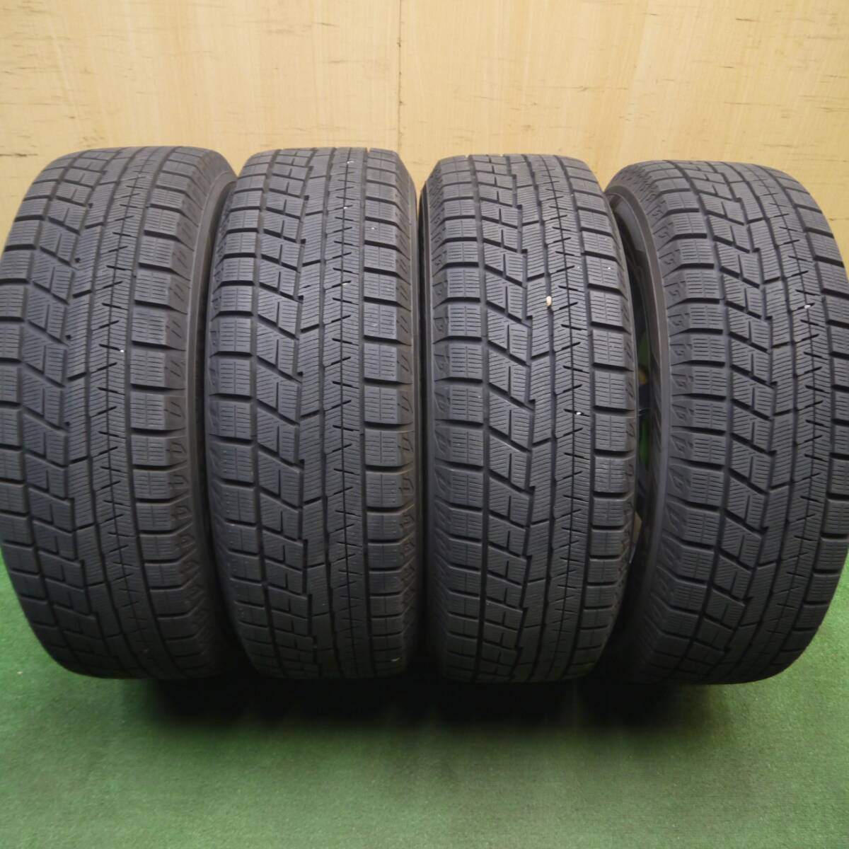 超バリ溝！23年！キレイ！ほぼ10分★スタッドレス 215/60R16 ヨコハマ アイスガード iG60 MiLLOUS ミルアス 16インチ PCD114.3/5H★5022606Hス