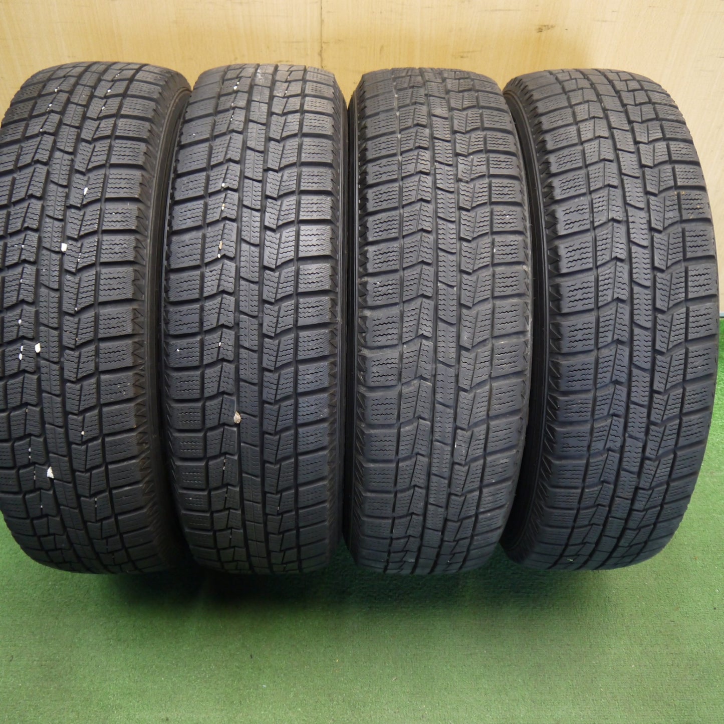 バリ溝！9.5分以上★スタッドレス 175/65R15 オートバックス ノーストレック N3i スチール ホイール 15インチ PCD100/4H★6042407Hス