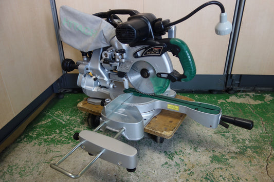 [送料無料] キレイ☆日立 190mm 卓上 スライド 丸のこ C7RSH 電動 工具 切断機 マルノコ 丸ノコ HITACHI☆