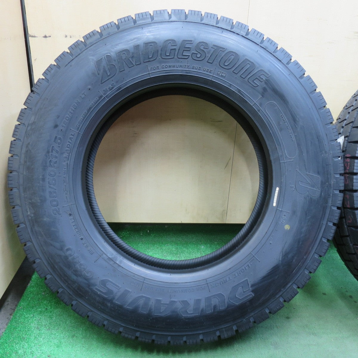 未使用！25年！6本★トラック タイヤ 205/80R17.5 120/118N ブリヂストン デュラビス G640 DURAVIS 17.5インチ★5122201イノタ