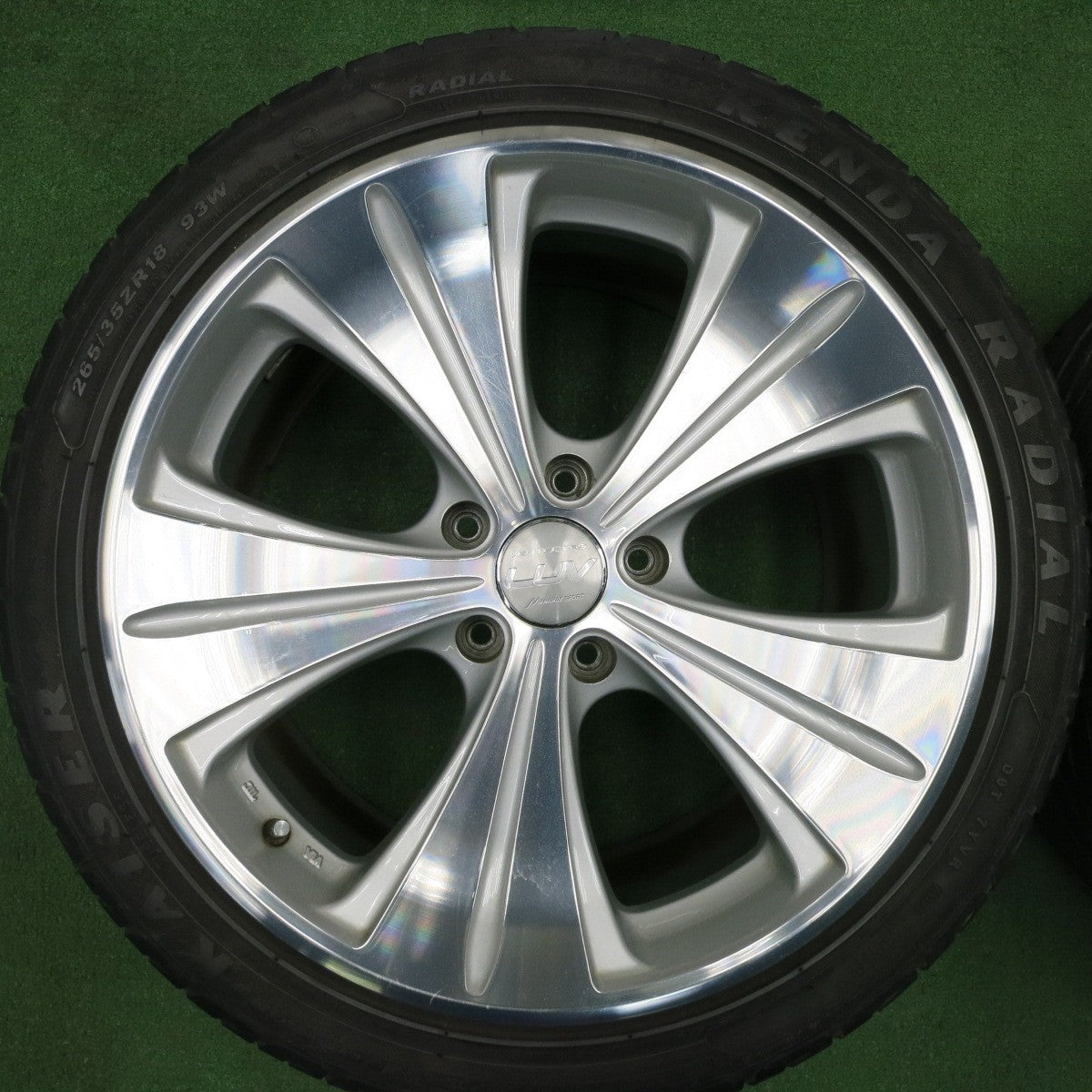 [送料無料] バリ溝！23年！9.5分★245/40R18 265/35R18 トライアングル TR968 ケンダ ラジアル カイザー VERTEC VR5 LUV MANARAY SPORT マナレイ 18インチ PCD114.3/5H★4122007TNノ