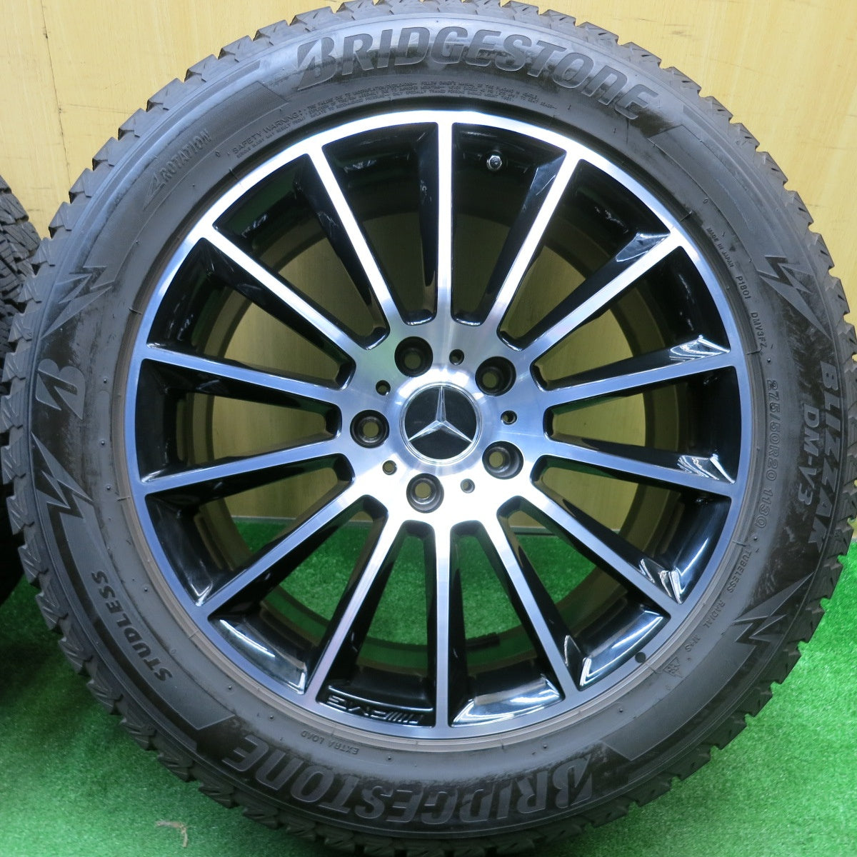 バリ溝！9分★ベンツ Gクラス W463 純正 AMG 275/50R20 スタッドレス ブリヂストン ブリザック DM-V3 20インチ PCD130/5H★5112020HAス