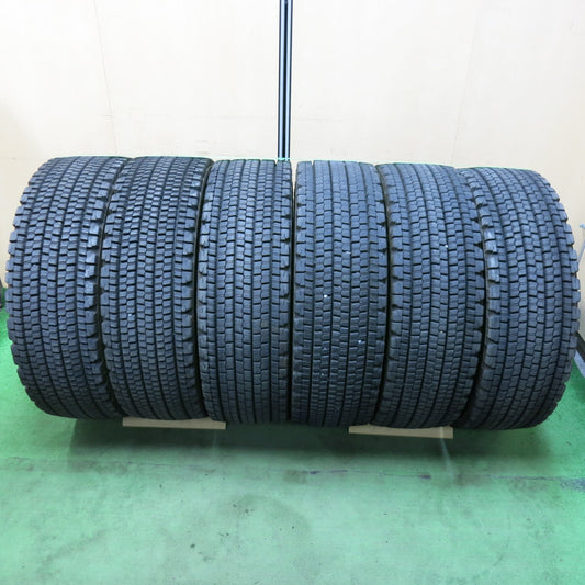 バリ溝！24年！9分！6本★トラック タイヤ 245/70R19.5 136/134J スタッドレス ブリヂストン W900 19.5インチ★5061904SYスタ