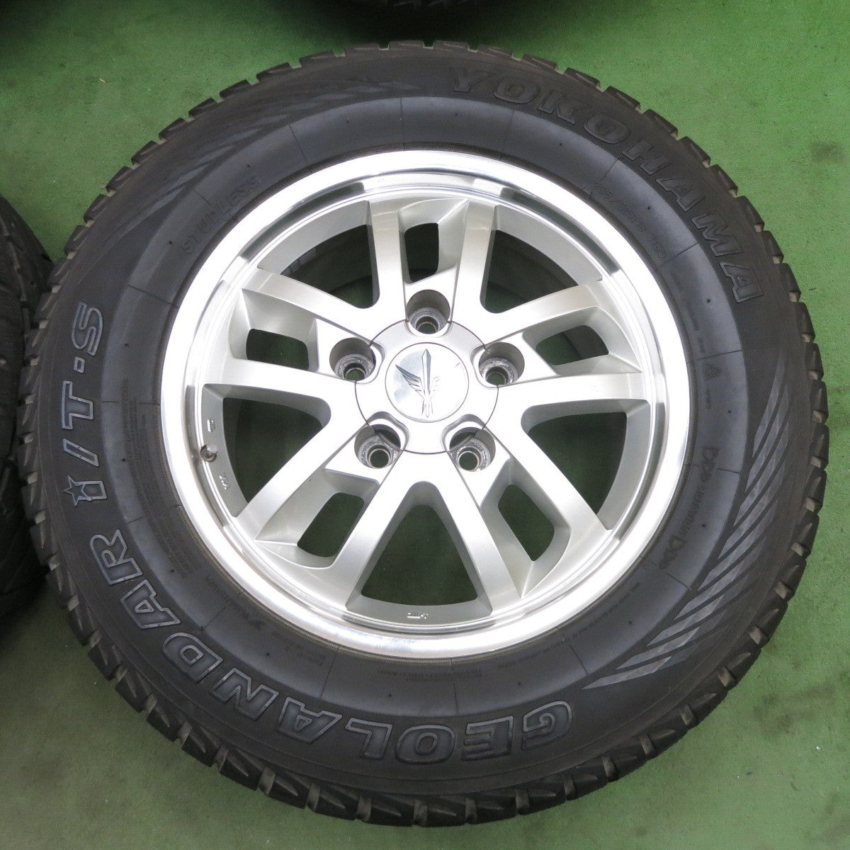 4本価格★Lehrmeister ロードスポーク WR 285/60R18 スタッドレス ヨコハマ ジオランダー i/T-S 18インチ レアマイスター PCD150/5H★6012805ナス