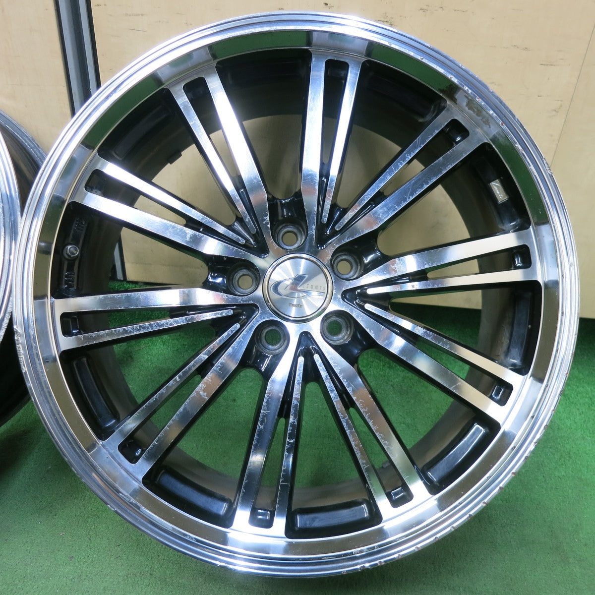 4本価格★プリウス 等 LEONIS TR weds 18インチ 18×7J レオニス ウェッズ PCD100/5H★5071101SYホ