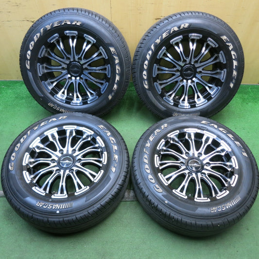 バリ溝！キレイ！9.5分★BATTLESHIP 632 LOXARNY BADX 215/65R16C 109/107R グッドイヤー イーグル #1 ナスカー ホワイトレター ロクサーニ PCD139.7/6H★5080204HAノ
