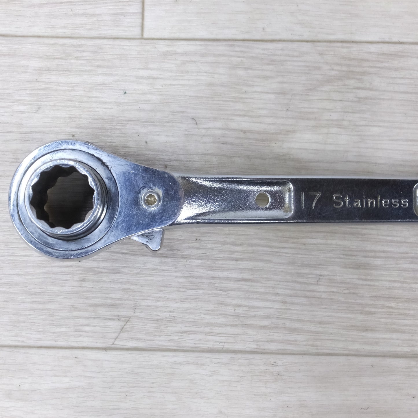 [送料無料] ◆TOP トップ工業 ステンレス ラチェット レンチ 17mm 21mm 12角 SRM17-21 工具◆