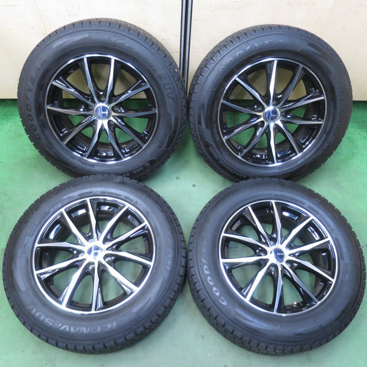 バリ溝！22年！キレイ！9.5分以上★スタッドレス 225/65R17 グッドイヤー アイスナビ SUV D.O.S. DOS 17インチ PCD114.3/5H★5122402イス