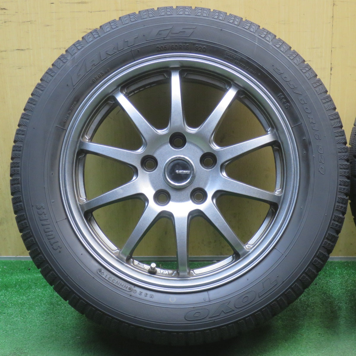 4本価格◎スタッドレス 205/60R16 トーヨー ガリット G5 G-SPEED Gスピード 16インチ PCD114.3/5H◎6062302NJス