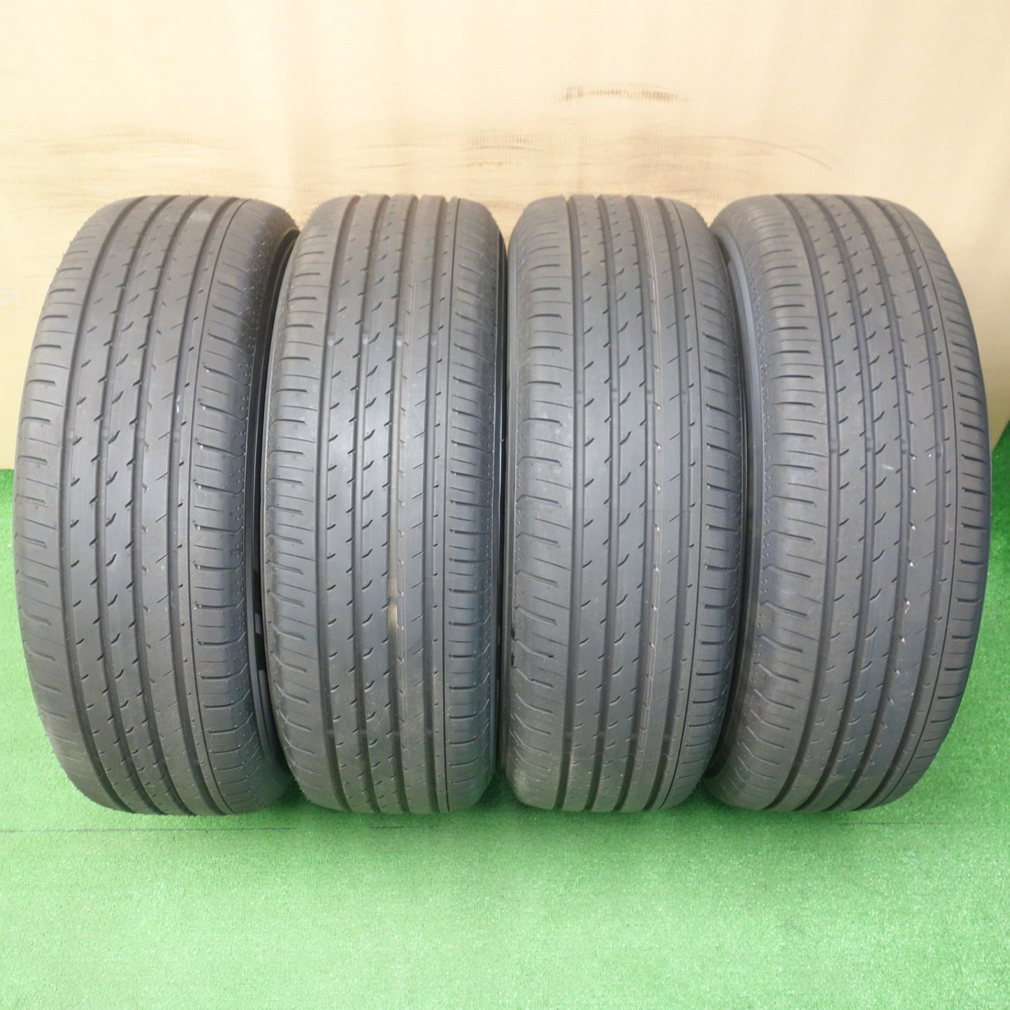 新車外し！26年★トヨタ 40系 アルファード ヴェルファイア 純正 225/65R17 ヨコハマ アドバン V03 17インチ PCD120/5H★6051502KTノ