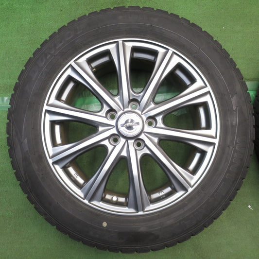 バリ溝！キレイ！9分◎スタッドレス 215/60R17 ダンロップ ウインターマックス WM02 AXEL アクセル 17インチ PCD114.3/5H◎6092203NJス