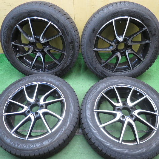 バリ溝！23年！9.5分★ベンツ 等 EUROFORSCH H844 215/60R18 スタッドレス ヨコハマ アイスガード iG70 18インチ ユーロフォルシュ PCD112/5H★5072104NJス