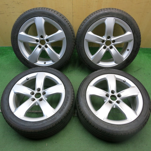 バリ溝！8.5分★アウディ A4 A5 A6 等 純正 245/45R18 ナンカン Sportnet AS-2+ 18インチ PCD112/5H★5080801HAノ