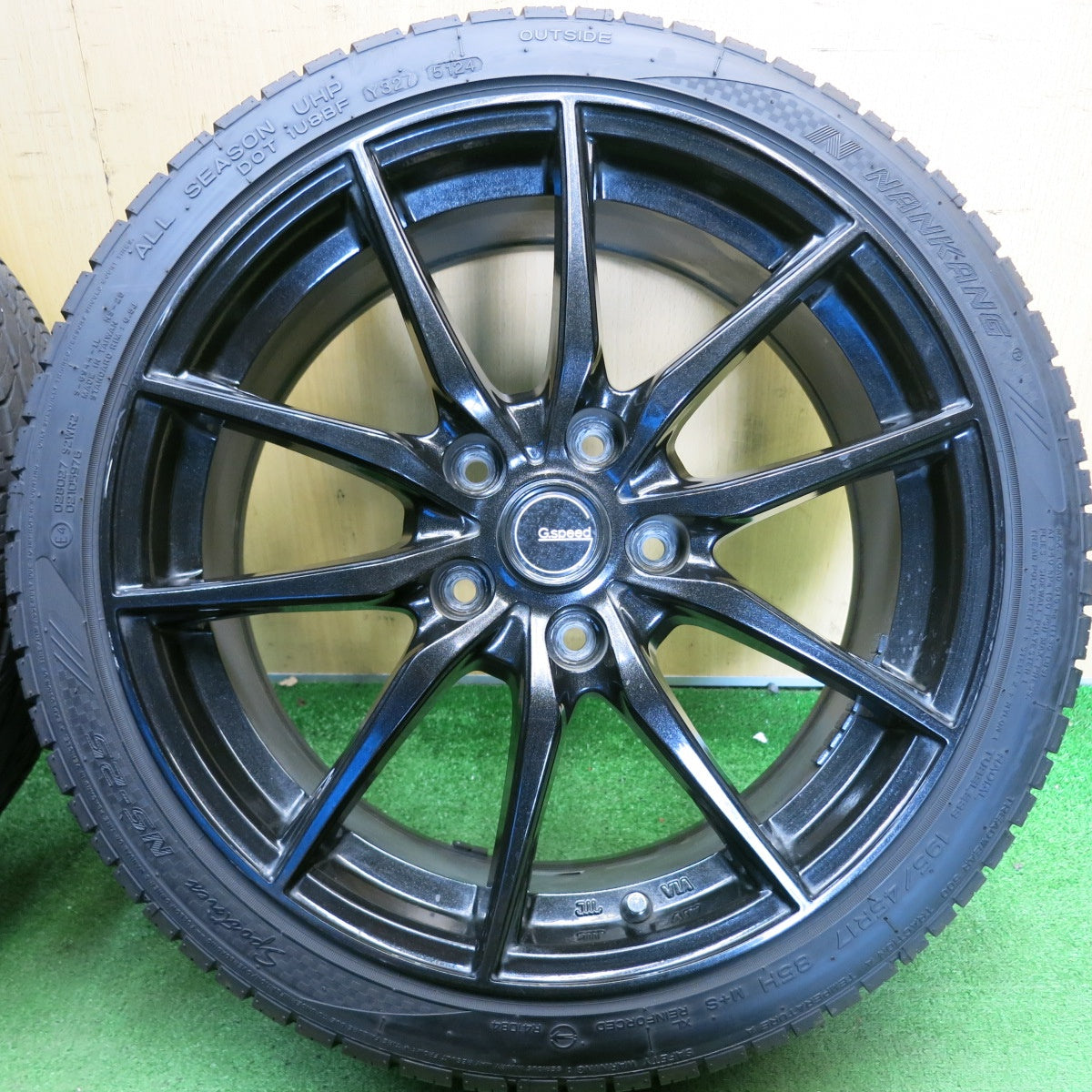 バリ溝！24年！9.5分★195/45R17 ナンカン Sportnex NS-25 G.Speed Gスピード 17インチ PCD114.3/5H★6051408HAノ