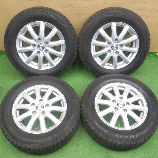 バリ溝！23年！キレイ！9.5分★スタッドレス 195/65R15 ダンロップ ウインターマックス WM02 JOKER ジョーカー 15インチ PCD114.3/5H★6040501KTス