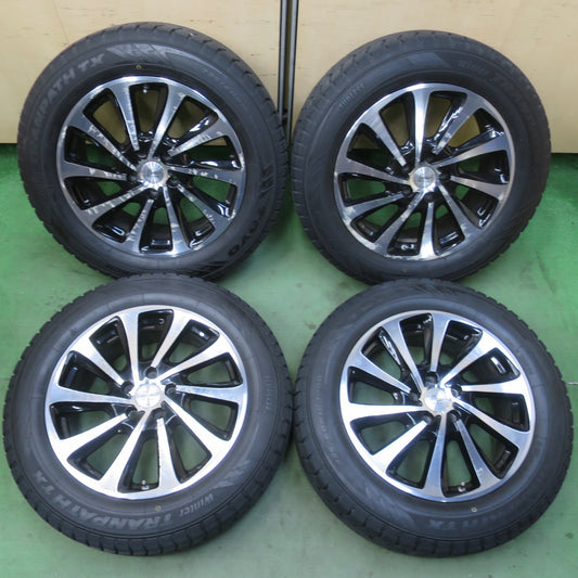 バリ溝！22年！9.5分★スタッドレス 225/60R18 トーヨー ウインター トランパス TX D.O.S. TURBINE II DOS タービン 18インチ PCD114.3/5H★6031406イス