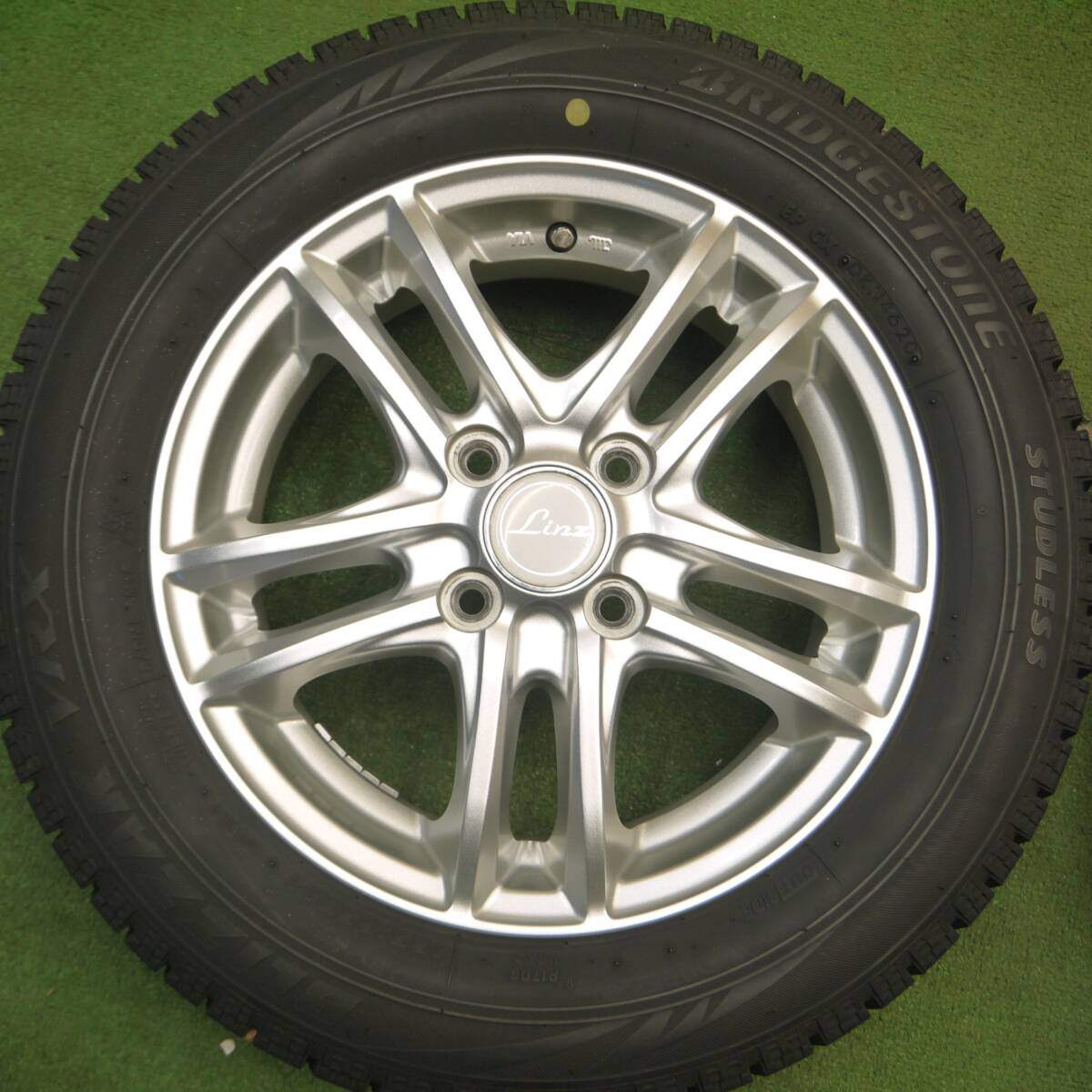キレイ★スタッドレス 165/65R14 ブリヂストン ブリザック VRX Linz 14インチ ソリオ ハスラー 等 PCD100/4H★5021412Hス