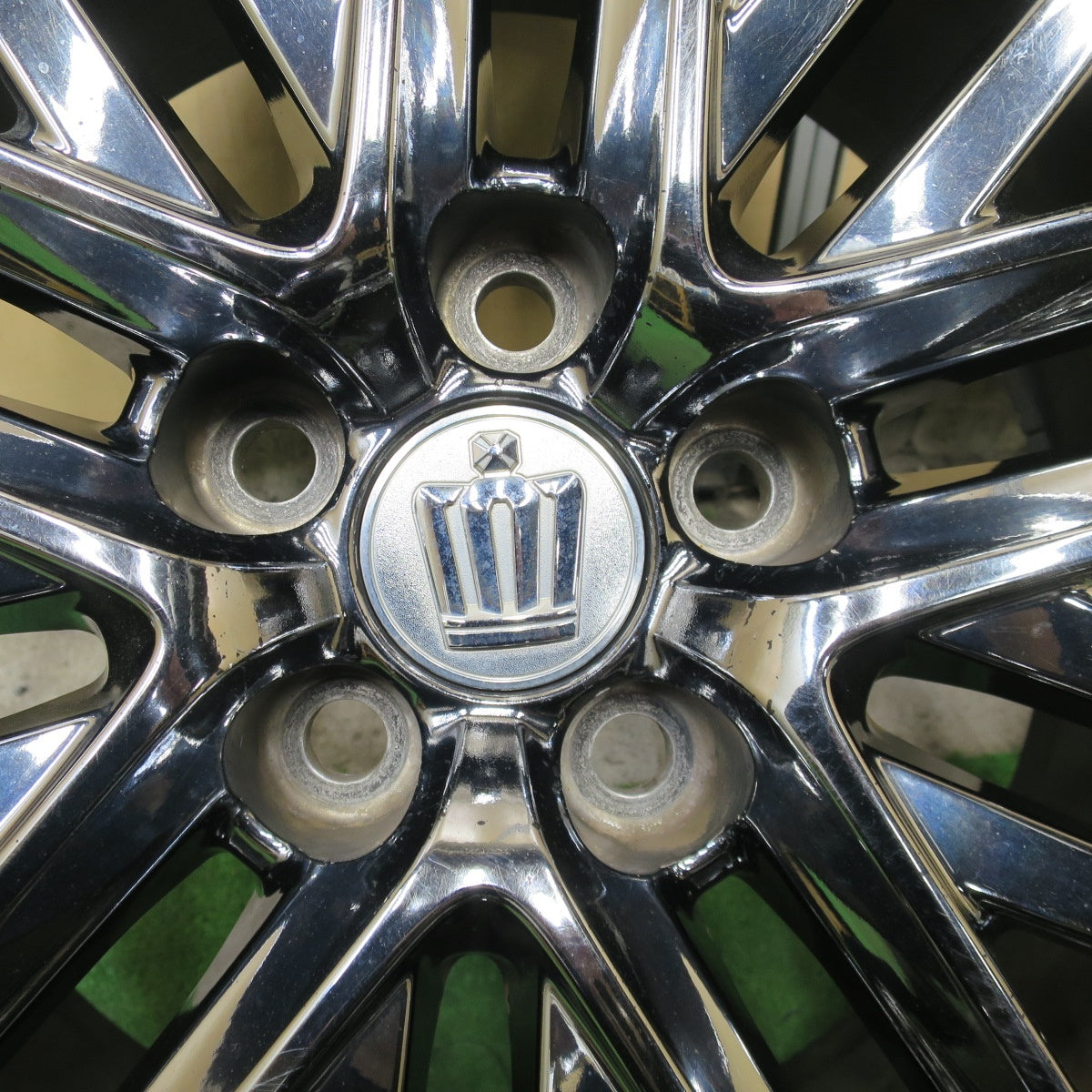 4本価格★トヨタ 210系 クラウン アスリート 純正 ホイール 18インチ 18×8J PCD114.3/5H★6070701NGホ