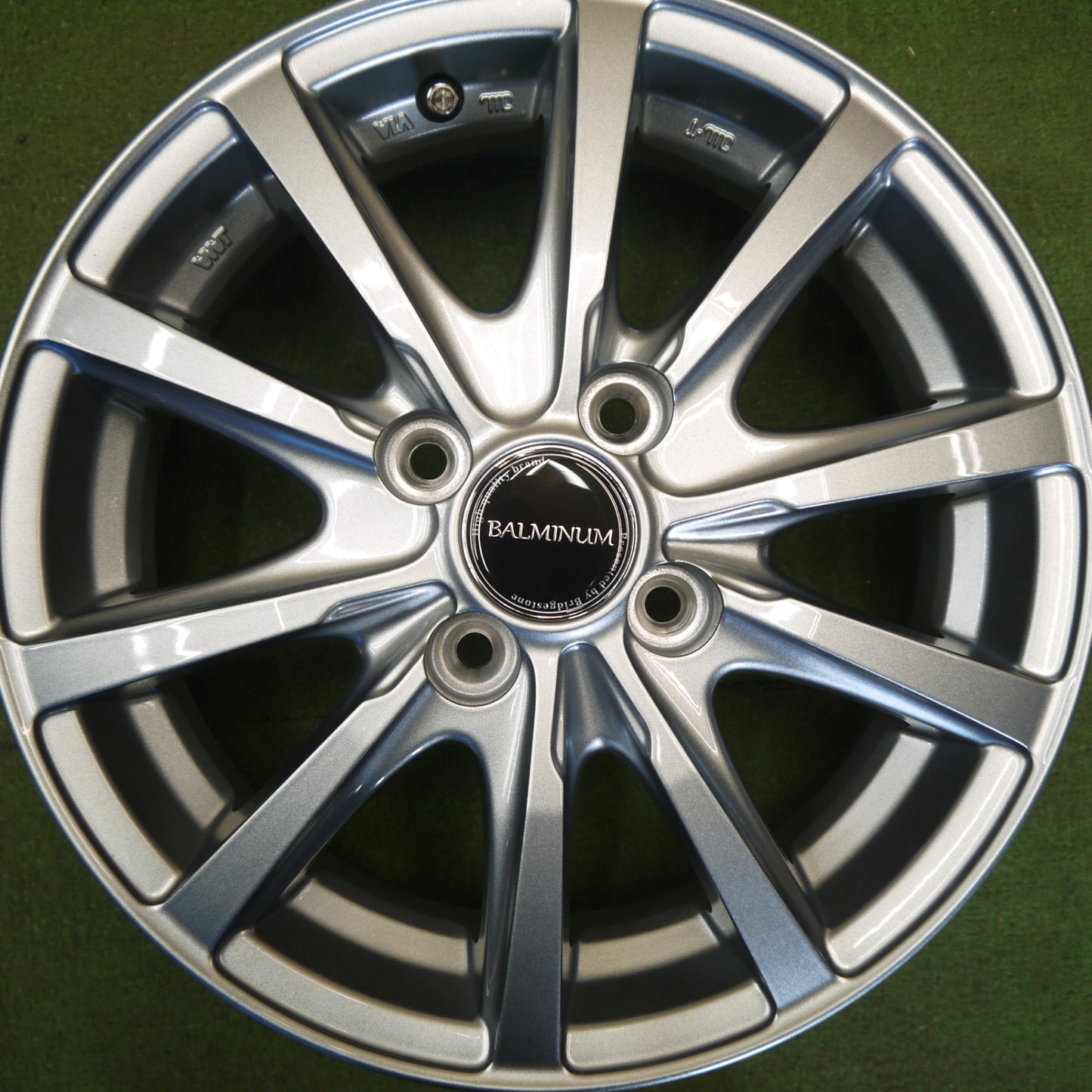 未使用★BALMINUM LS10 バルミナ 14インチ ホイール 14×5J PCD100/4H★6042206Hホ