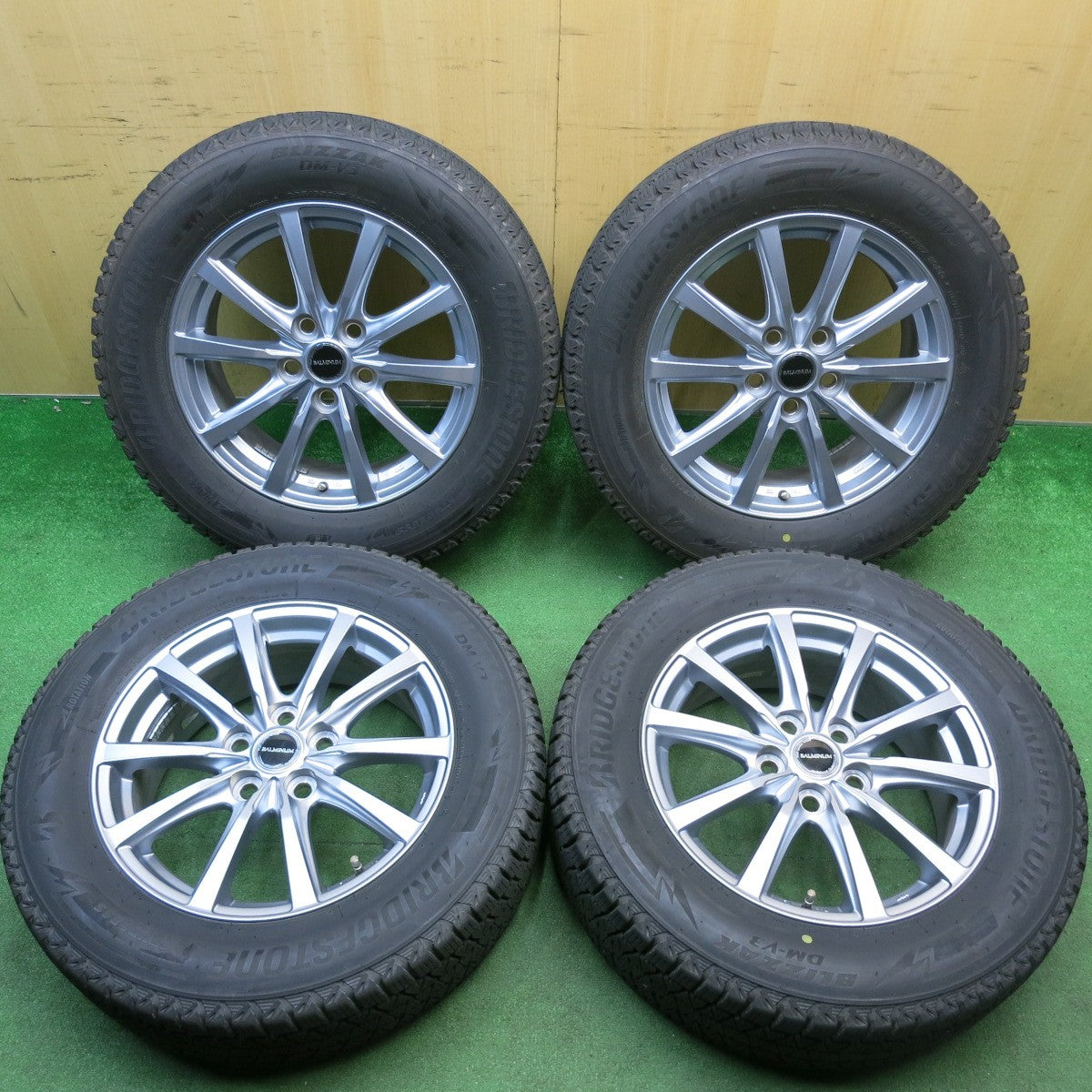 キレイ★40系 アルファード 等 225/65R17 スタッドレス ブリヂストン ブリザック DM-V3 BALMINUM LS10 バルミナ 17インチ PCD120/5H★6030501HAス