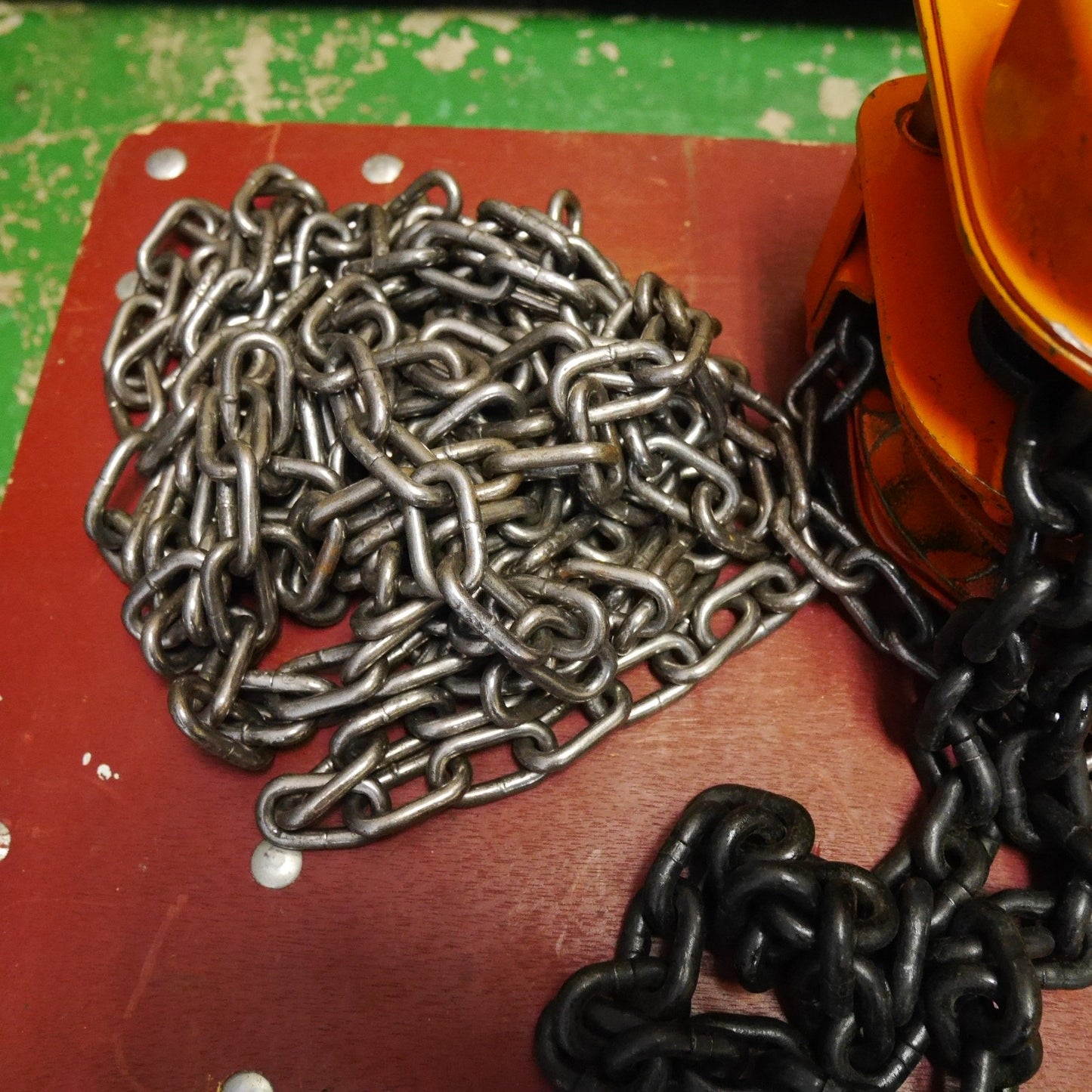 [送料無料] ☆バイタル工業 TOA 1ton チェーンブロック CHAIN T-6.3 12450 VITAL 荷揚 吊り上げ 運搬 チェンブロ 工具☆