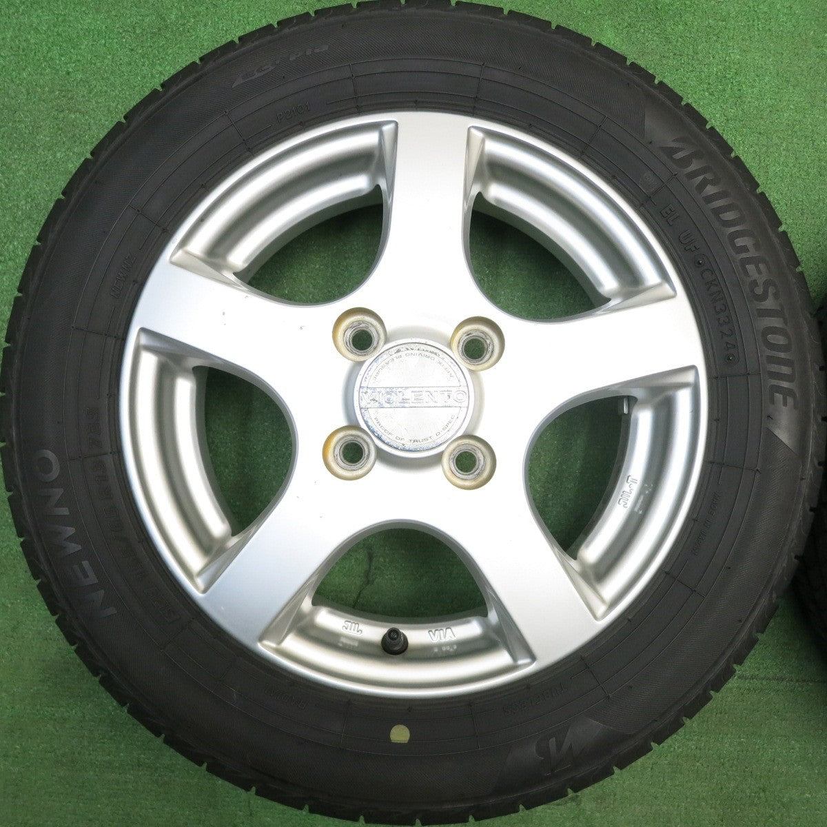 4本価格！24年★155/65R13 ブリヂストン NEWNO VIOLENTO ヴィオレント ニューノ 13インチ PCD100/4H★6022313HAノ