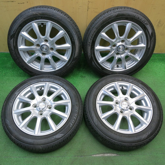 [送料無料] バリ溝！22年！9分★155/65R14 ダンロップ EC202 JOKER ジョーカー 14インチ PCD100/4H★5030701NJノ