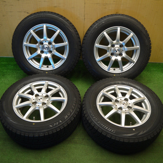 バリ溝！9.5分★スタッドレス 185/65R14 ブリヂストン ブリザック VRX GMach 14インチ PCD100/4H★6021305Hス