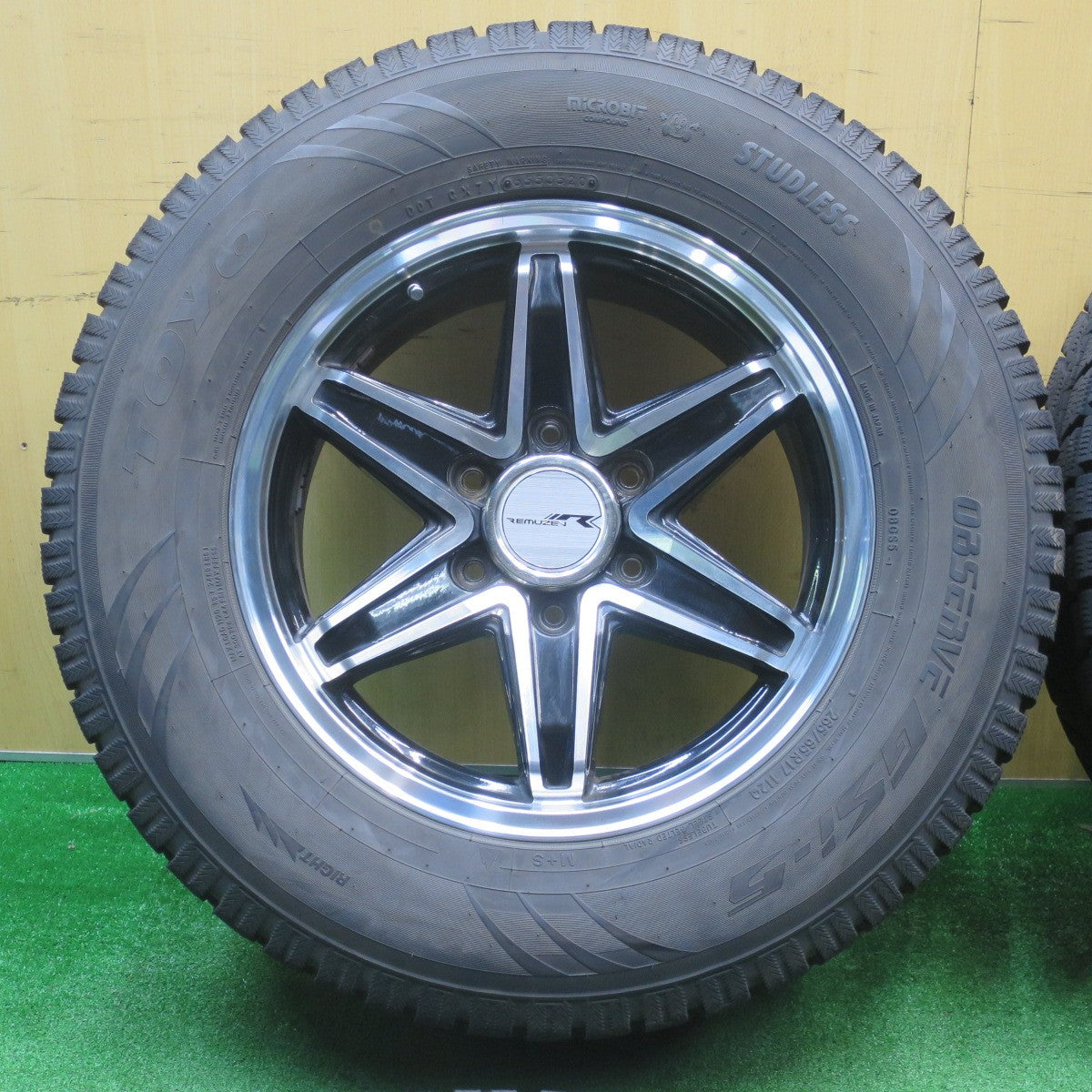 バリ溝！9分★スタッドレス 265/65R17 トーヨー オブザーブ GSi-5 REMUZEN 東京車輪 レミューゼン 17インチ PCD139.7/6H★5111401NJス