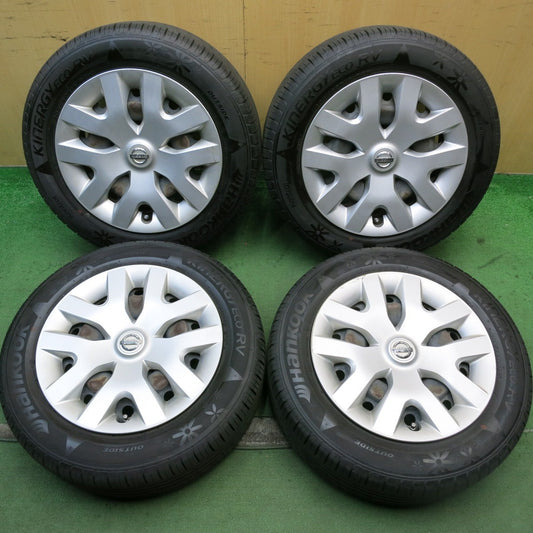 ほぼ未使用！24年★日産 ジューク 純正 スチール 205/60R16 ハンコック キナジー ECO RV 16インチ PCD114.3/5H★5090603HAノ