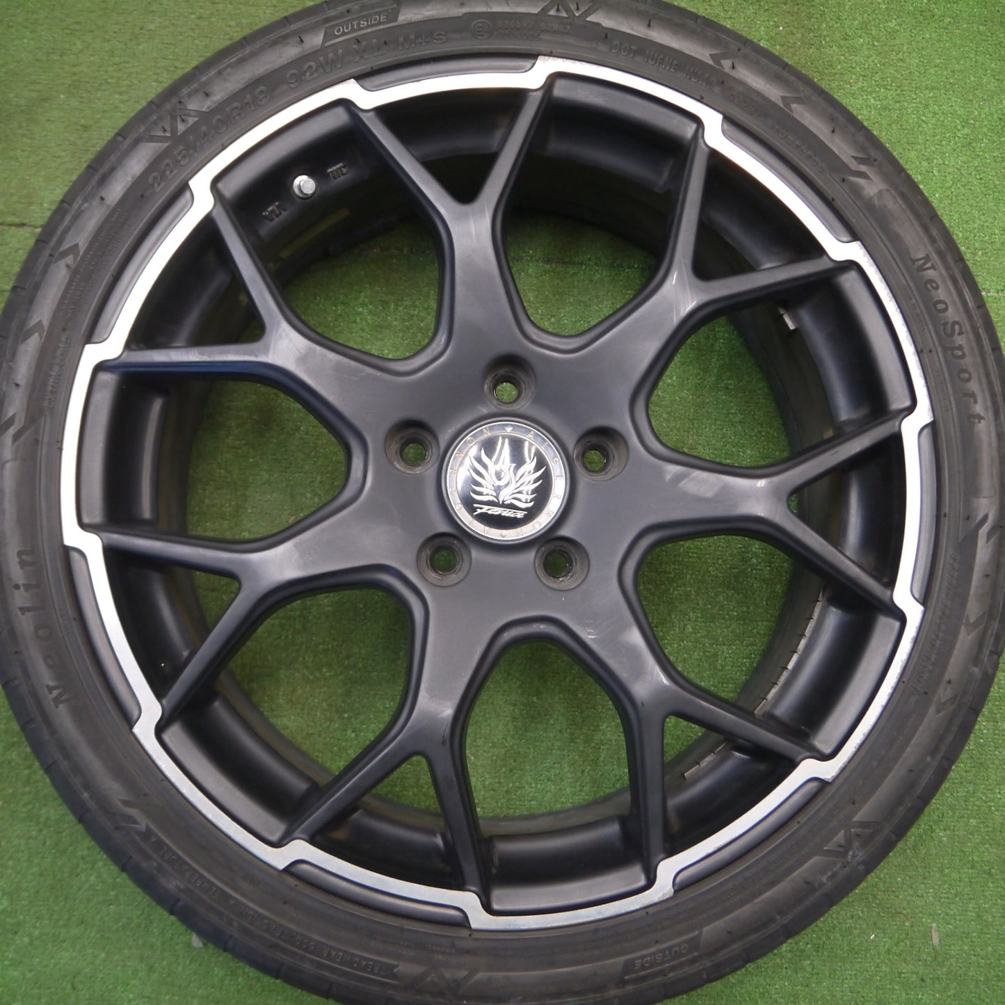 [送料無料] 4本価格★ALGERNON Fenice 225/40R18 キングスター ROAD FIT SK10 ネオリン ネオスポーツ アルジェノン フェニーチェ 18インチ PCD114.3/5H★5012806Hノ