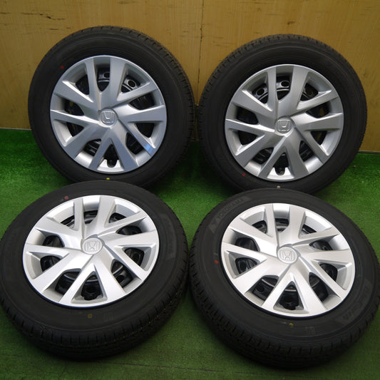 新車外し！25年★ホンダ JF5 N-BOX 純正 スチール 155/65R14 ヨコハマ ブルーアース 14インチ PCD100/4H★6020903Hノ