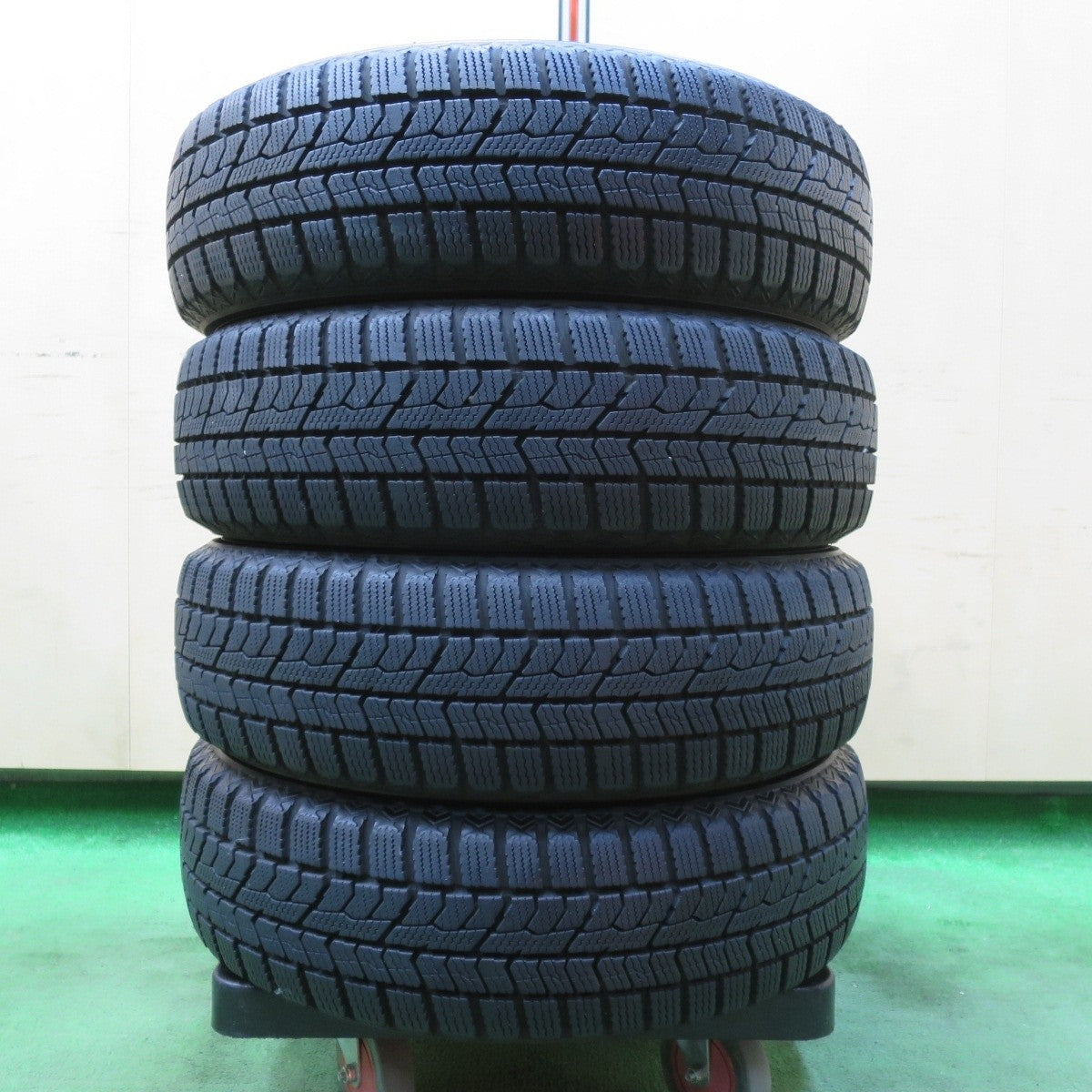 バリ溝！9.5分★LOXARNY SPORT BADX 155/65R14 スタッドレス トーヨー オブザーブ GIZ2 ロクサーニ 14インチ PCD100/4H★5011310イス