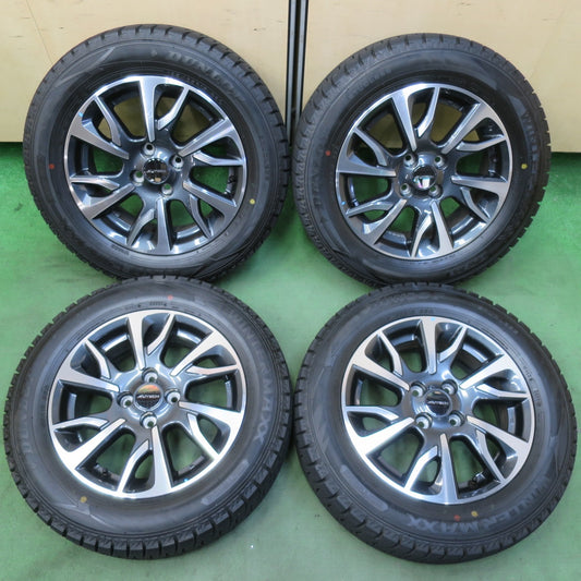 バリ溝！23年！キレイ！ほぼ10分★日産 ノート e-POWER AUTECH 純正 185/65R15 スタッドレス ダンロップ ウインターマックス WM02 オーテック 15インチ PCD100/4H★5092312イス