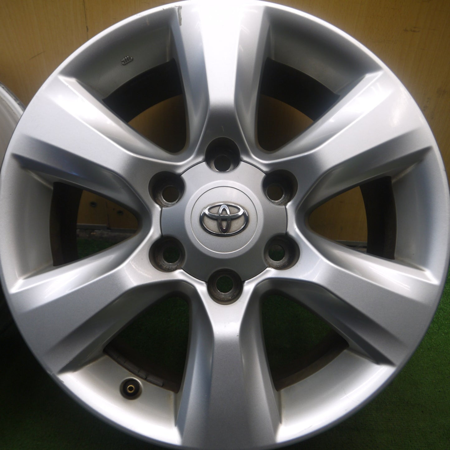 *送料無料* 4本価格★トヨタ 150系 ランクル プラド 純正 ホイール 17インチ 17×7.5J PCD139.7/6H★4070205Hホ