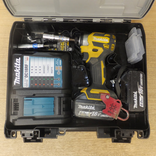 [送料無料] ★マキタ makita 充電式インパクトドライバ TD173DGXFY 18V　TOP 足場クランプソケット ETS-17SS 付★