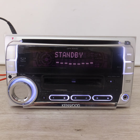 [送料無料] ★ケンウッド KENWOOD 2DIN コンポ CD/MDレシーバー DPX-50MDS(52★