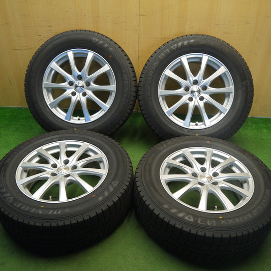 バリ溝！23年！キレイ！9.5分★スタッドレス 225/65R17 ダンロップ ウインターマックス 03 ravrion RS01 ラブリオン 17インチ PCD114.3/5H★6050103Hス
