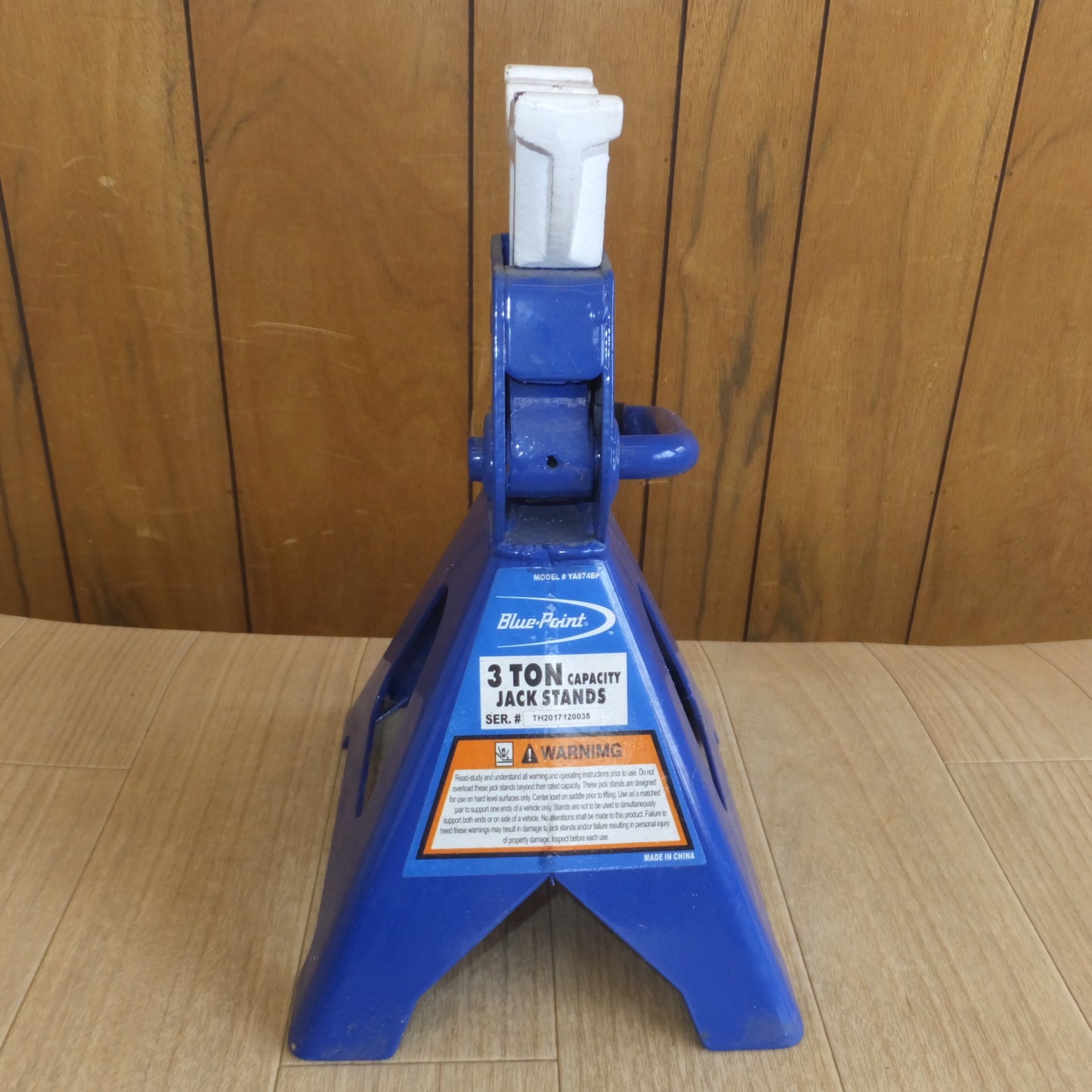 [送料無料] ★スナップオン Snap-on ブルーポイント Blue-Point ジャッキスタンド #YA874BP 3ton　4点 セット★