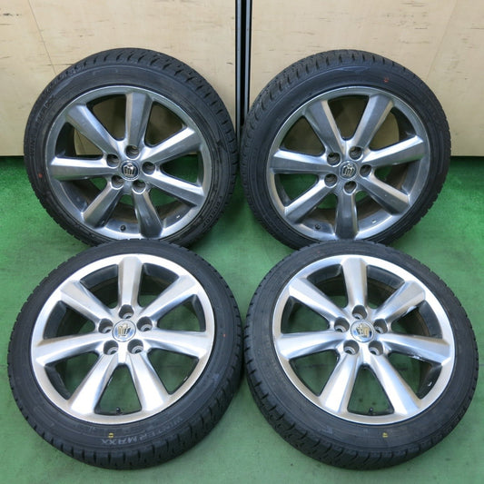 バリ溝！21年！9分★トヨタ 18 クラウン アスリート 純正 225/45R18 スタッドレス ダンロップ ウインターマックス WM02 18インチ PCD114.3/5H★5022805SYス