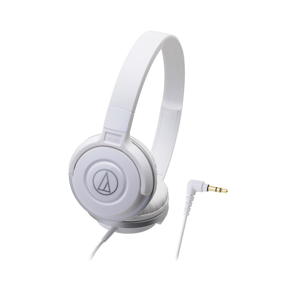[送料無料] 未使用☆audio-technica ヘッドフォン ATH-S100 有線 ヘッドホン オーディオテクニカ 白 ホワイト☆