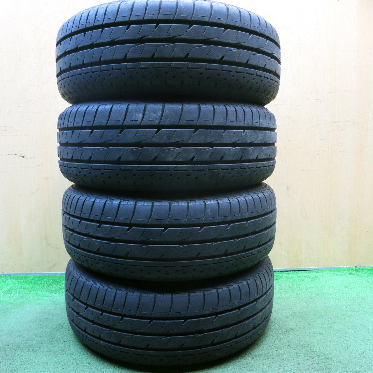 バリ溝！22年！9.5分★マツダ アクセラ アテンザ ビアンテ 等 純正 スチール 205/60R16 ブリヂストン LUFT RV2 16インチ PCD114.3/5H★5100503HAノ