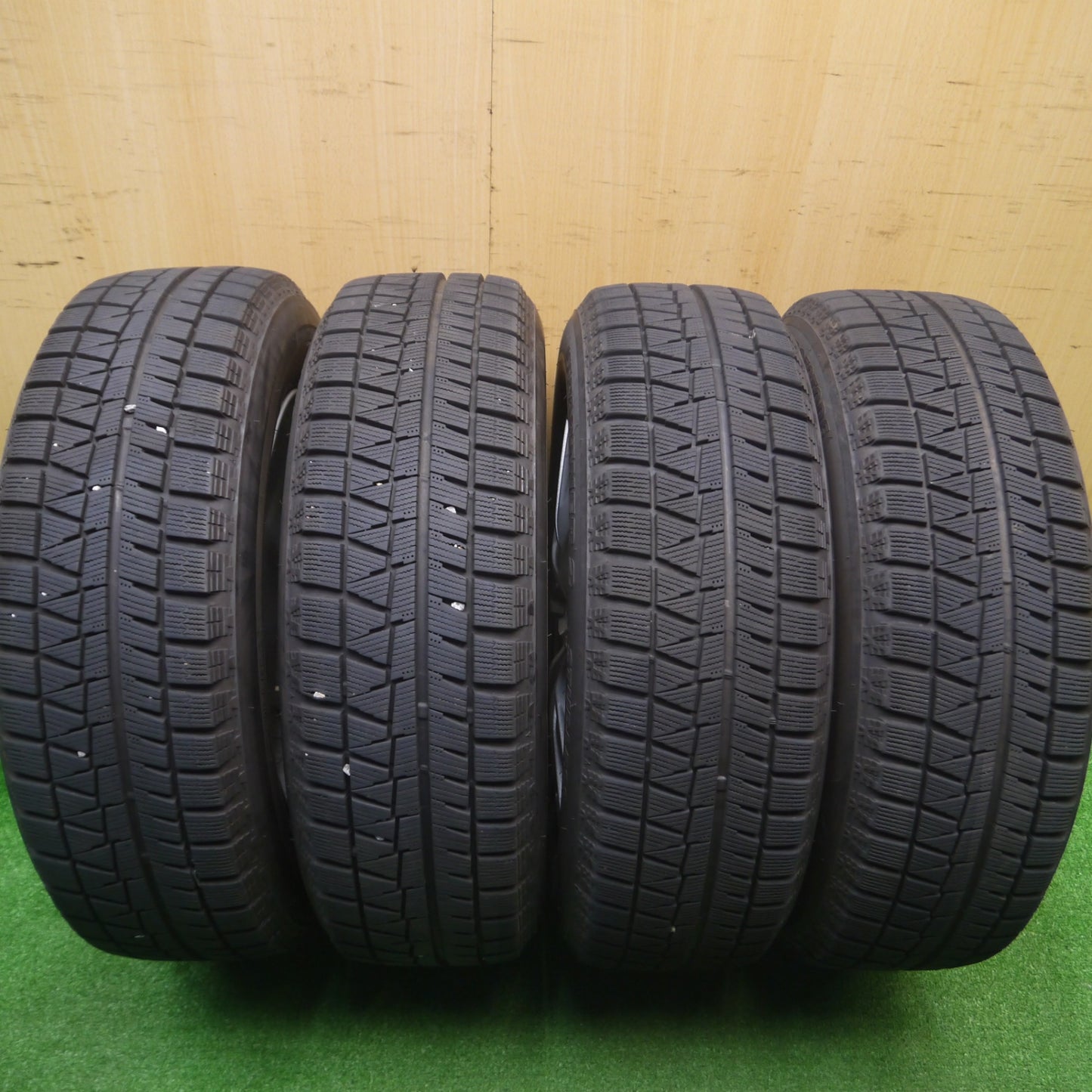 [送料無料] バリ溝！21年！キレイ！9分★スタッドレス 195/65R15 ブリヂストン アイスパートナー2 Exceeder エクシーダー 15インチ PCD114.3/5H★4091102Hス