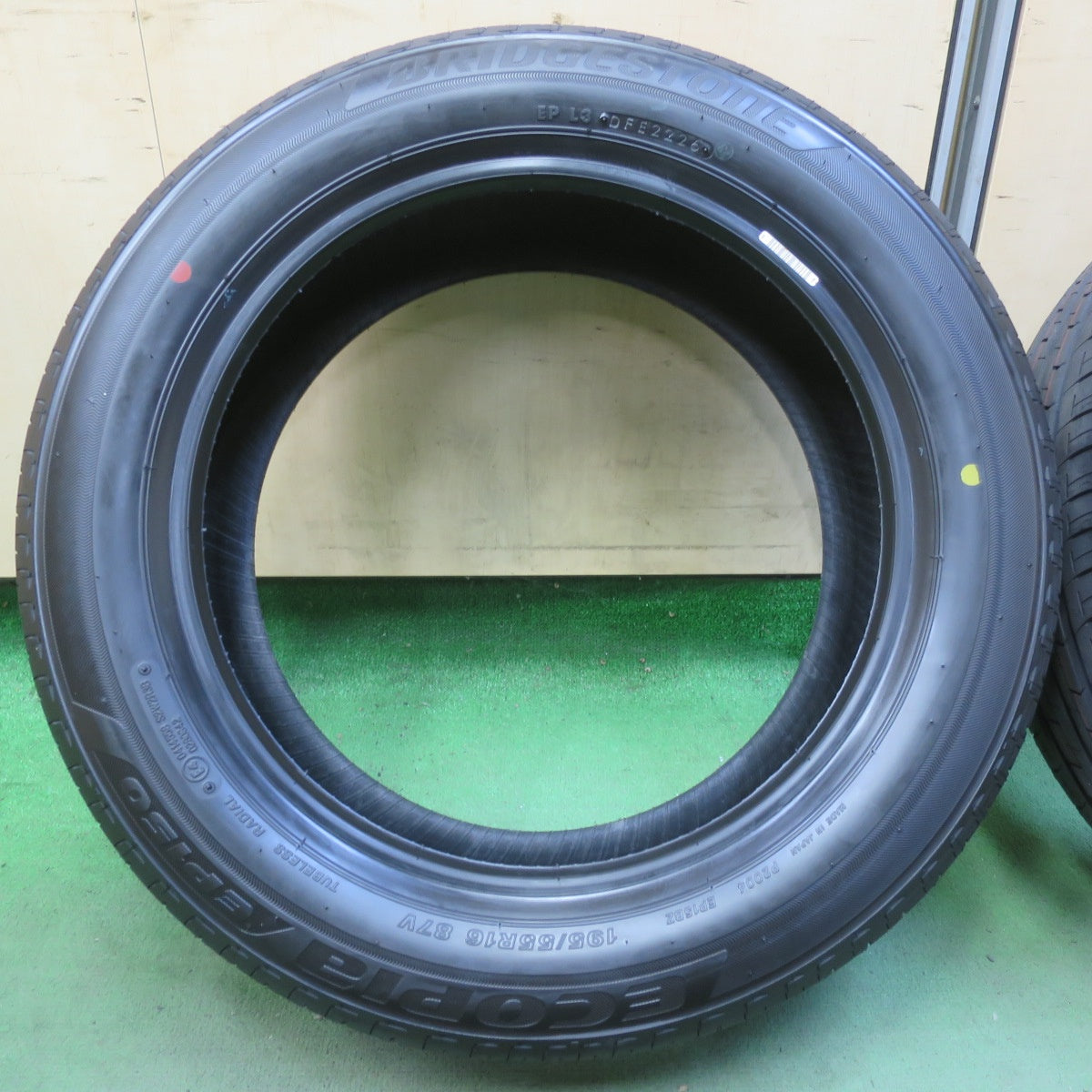 新車外し！26年★195/55R16 ブリヂストン エコピア EP150 タイヤ 16インチ アクア クロスビー カローラ フィールダー 等★6071307イノタ