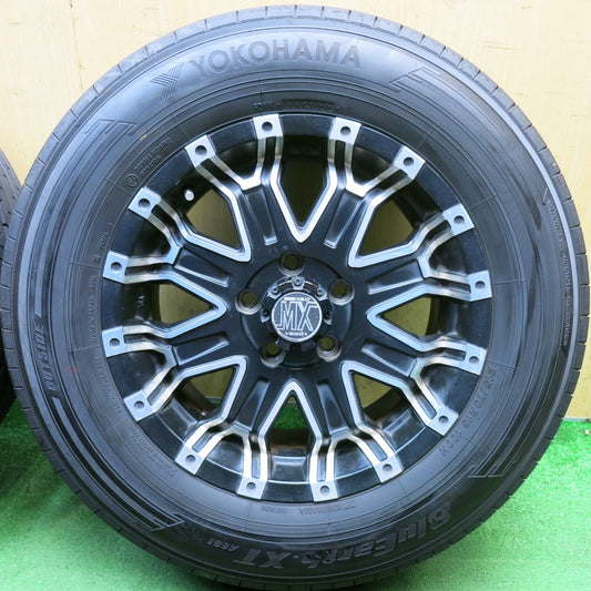 バリ溝！22年！9.5分◎632 LOXARNY ROCK KELLY MX 215/70R16 ヨコハマ BluEarth-XT AE61 ロクサーニ ロックケリー 16インチ PCD114.3/5H◎6092003HAノ