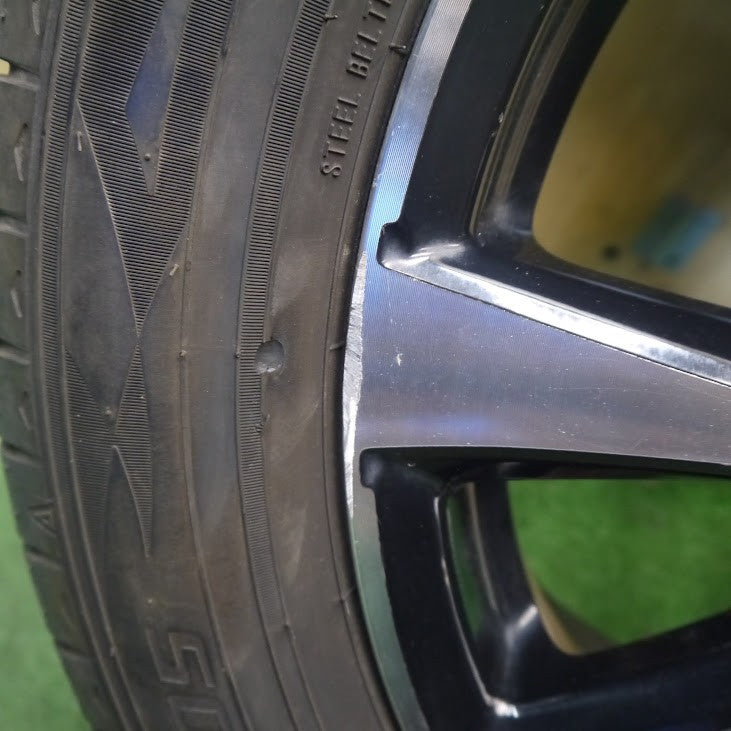 バリ溝！23年！8.5分！1本◎ホンダ RK ステップワゴン スパーダ 純正 205/55R17 ダンロップ エナセーブ RV505 17インチ PCD114.3/5H◎6061205Hノ