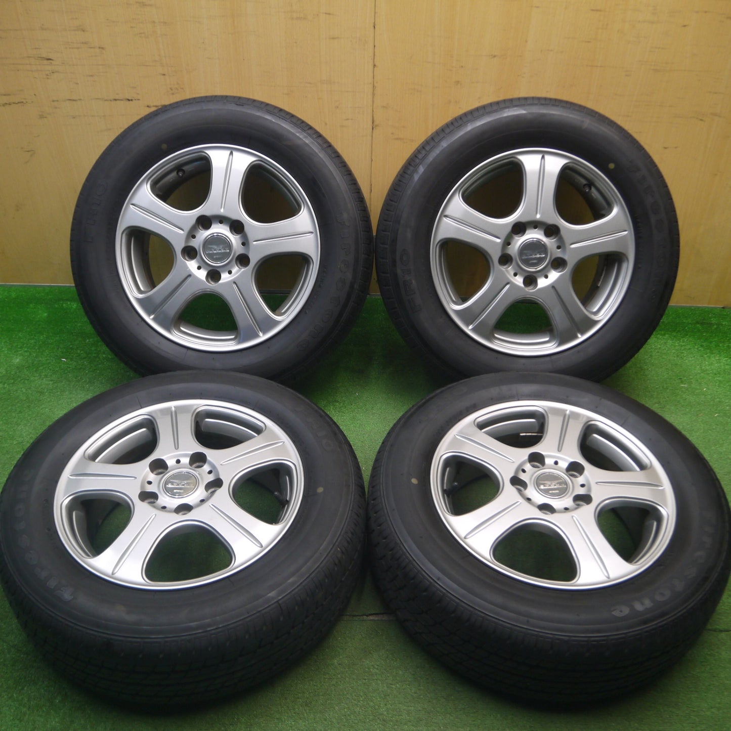 [送料無料] 4本価格★WORK STEEZ 195/65R15 ファイアストン FR10 ワーク スティーズ 15インチ PCD114.3/5H★5020709Hノ