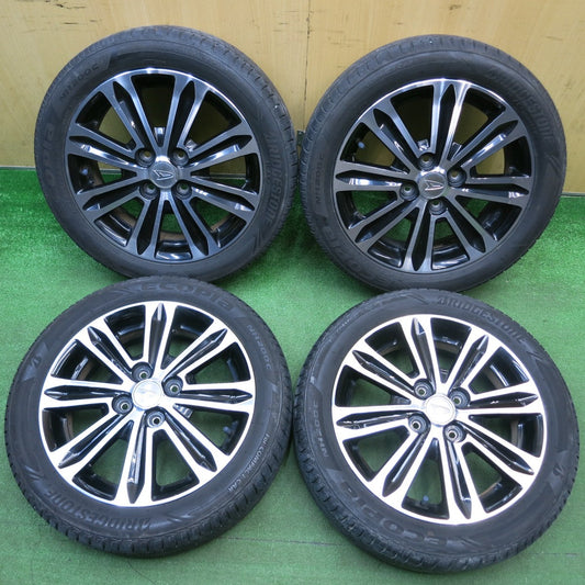 バリ溝！22年！8.5分★ダイハツ LA600S タント カスタム 純正 165/55R15 ブリヂストン エコピア NH200C 15インチ PCD100/4H★6022312HAノ