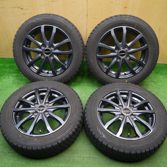 バリ溝！21年！キレイ！9.5分★スタッドレス 155/65R14 オートバックス ノーストレック N3i LEBEN レーベン 14インチ PCD100/4H★5120301Hス