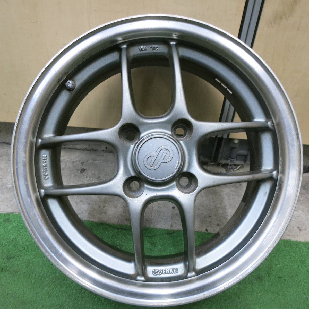 1本価格★ENKEI CPSⅡ 14インチ ホイール エンケイ CPS2 14×5.5JJ PCD100/4H★6011703ナホ